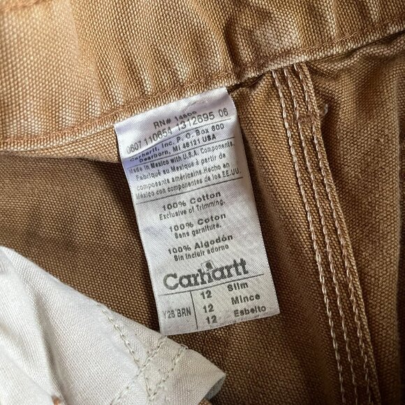 Carhartt vintage canvas pants 12 slim - Picture 3 of 14